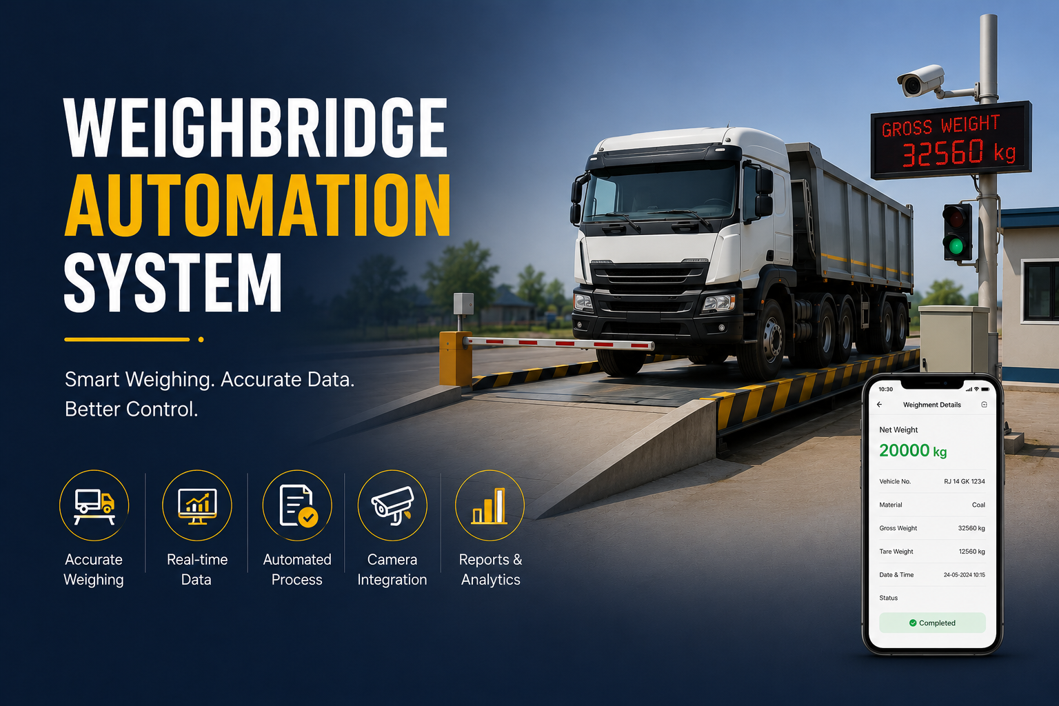 Smart, Fast & Accurate Weighbridge Management